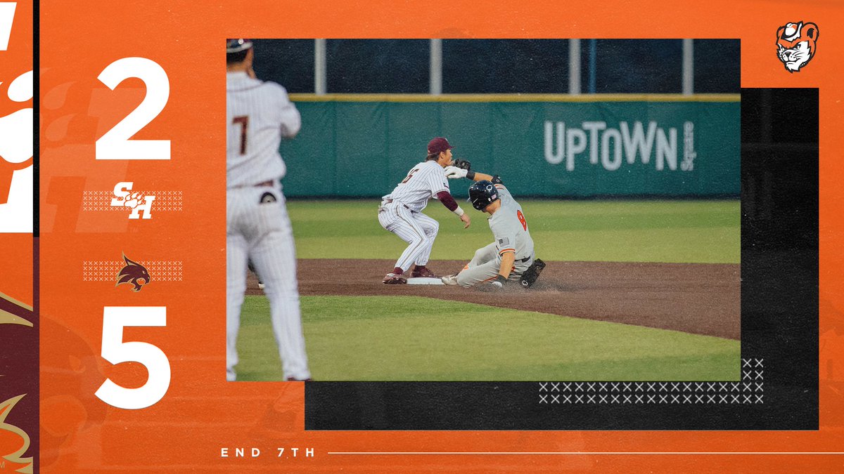Bobcats score late in the 7th. 

#EatEmUpKats

📺 es.pn/3KGfvv7
📈 bit.ly/3xVHzmF