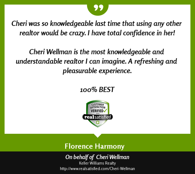 cheriwellman's tweet photo. Nothing is more encouraging than a good client testimonial. https://t.co/JfJGQGR1ME via @realsatisfied https://t.co/xVpQxegVnr