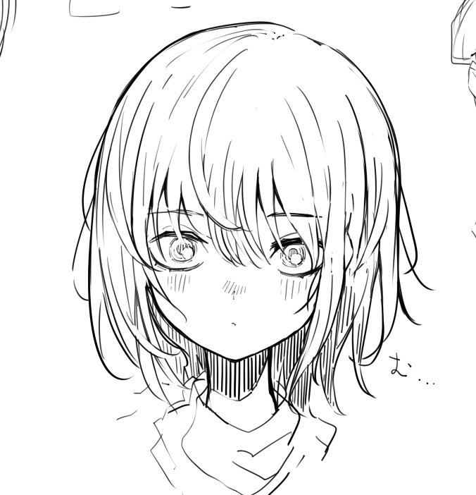 現時点の好きな顔の描き方 確認した 