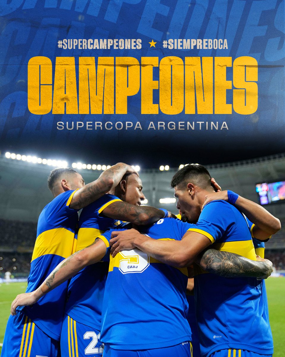 porquetendencia's tweet image. "Vamos Boca":
Porque venció a Patronato y se consagró campeón de la #SupercopaArgentina