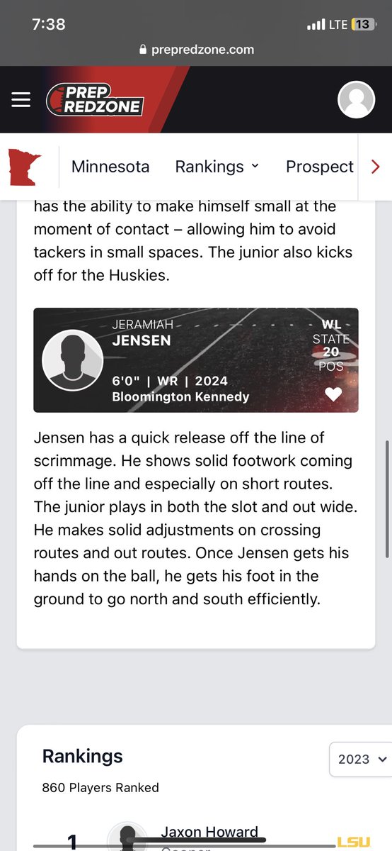 jeramiahjensen1's tweet photo. Thank you for the write up!! @brijerzak @PrepRedzoneMN https://t.co/vWp467dgqv