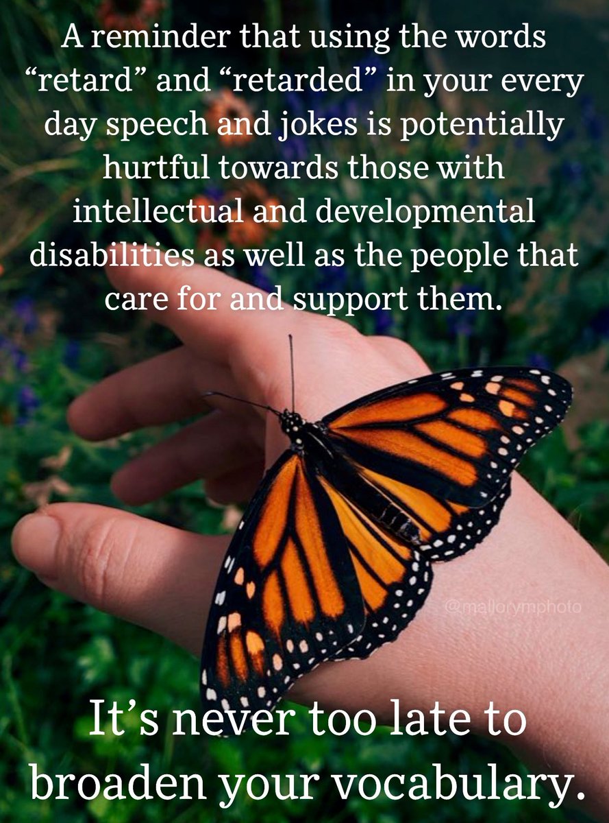 mallorymuhree's tweet photo. #EndTheWord 🦋 https://t.co/jurjMNDQ5U