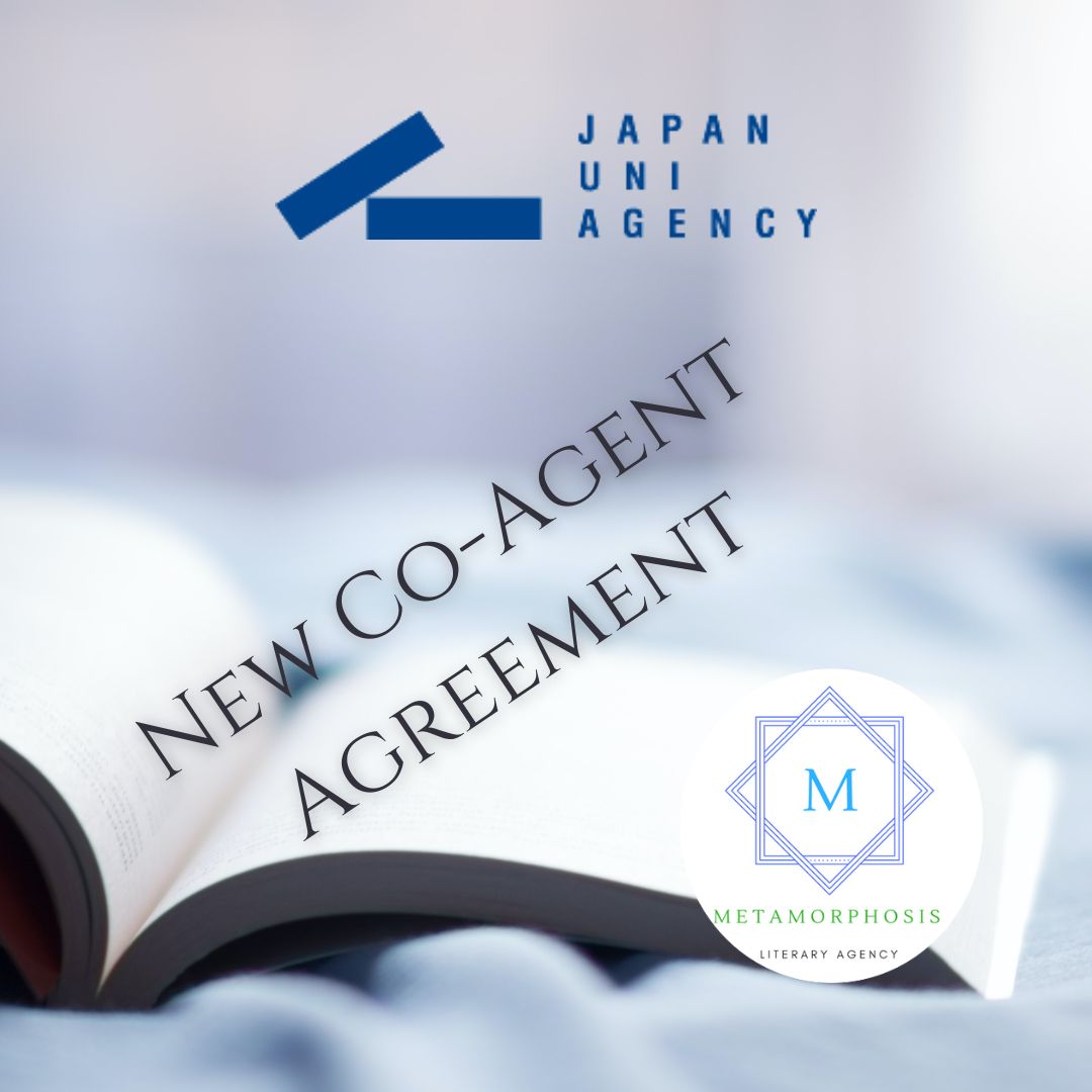 MetamorphLitAg's tweet photo. We're thrilled to announce Japan UNI Agency as a new co-agent! #coagent #foreigntranslation #team https://t.co/cEiqBxLRyf