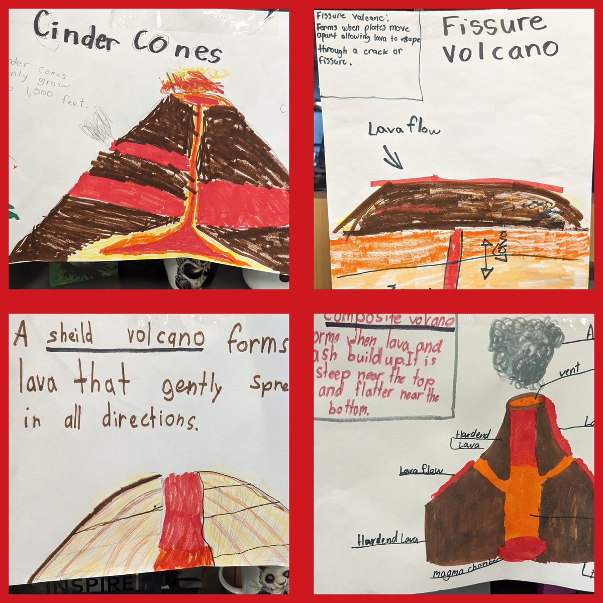 Seeing the amazing impacts in Year 1 of a knowledge based curriculum! Look at this volcano vocabulary!! #cvliteracy