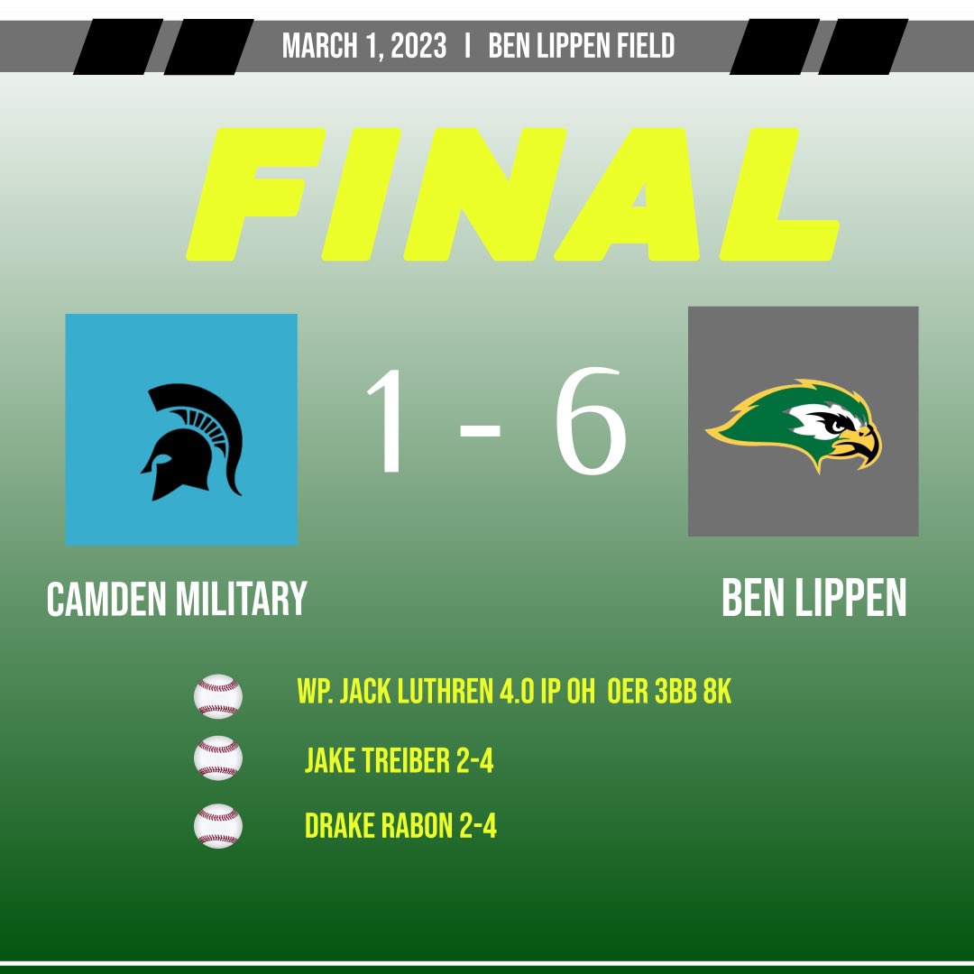 Ben Lippen Baseball tweet media