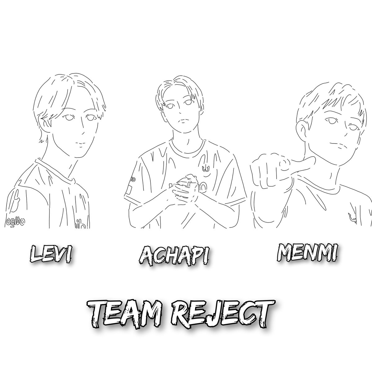 marybe_nady's tweet photo. So excited for the new team🥰
#AchapiArt #LeviArt #MenmiArt #BrawlStars #BrawlStarsArt #TEAMREJECT https://t.co/Wg0IyTKYSz