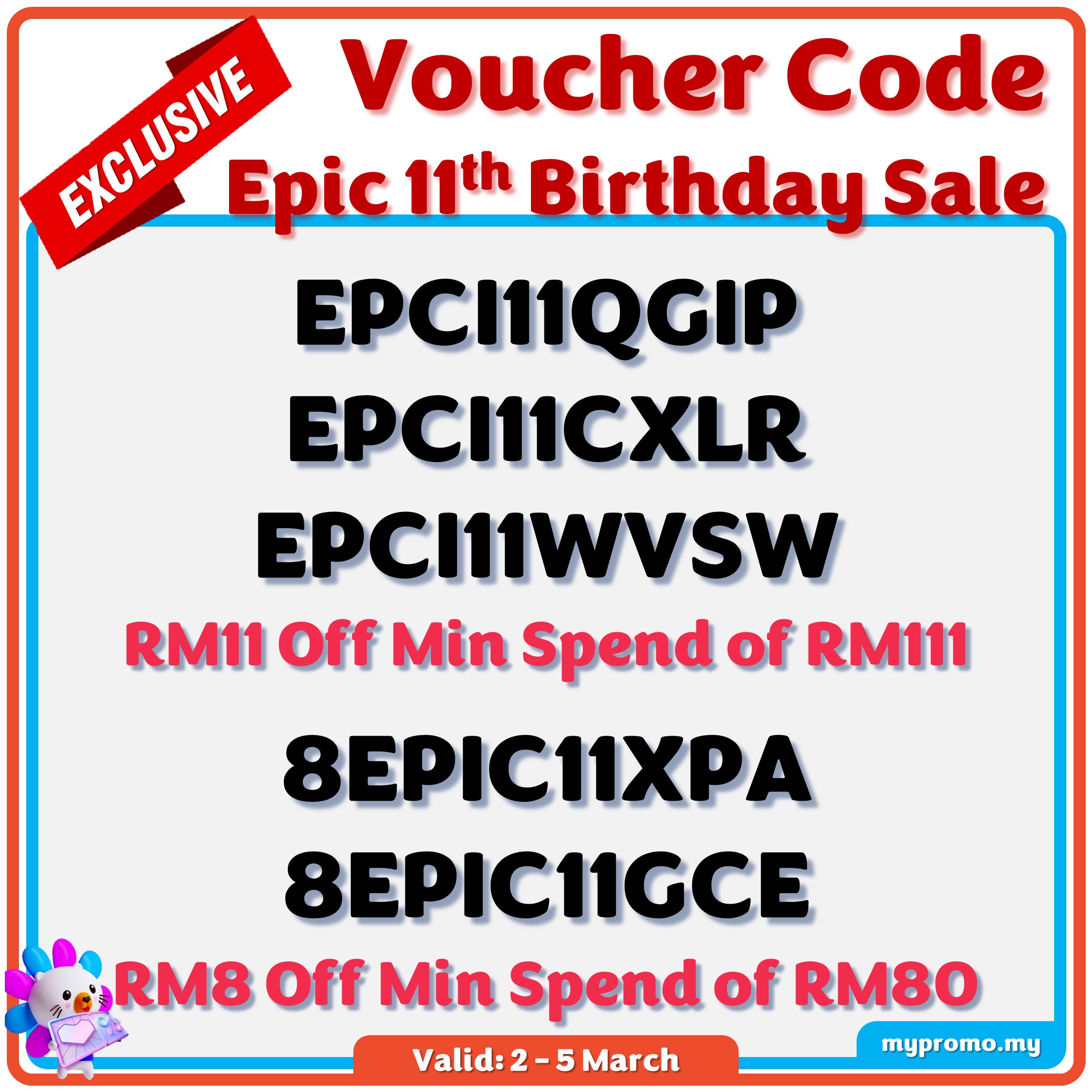 Lazada Birthday Sale Exclusive Voucher Code