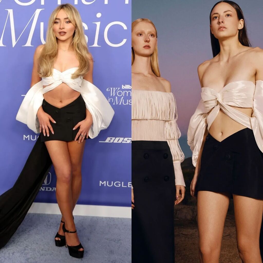 dequemeolook's tweet photo. Sabrina Carpenter de Cong Tri Verão 2023 no 'Billboard Women in Music Awards'. #BBWomenInMusic #SabrinaCarpenter #CongTri 📸 Getty Images / Vogue Runway https://t.co/lEkirczt3l
