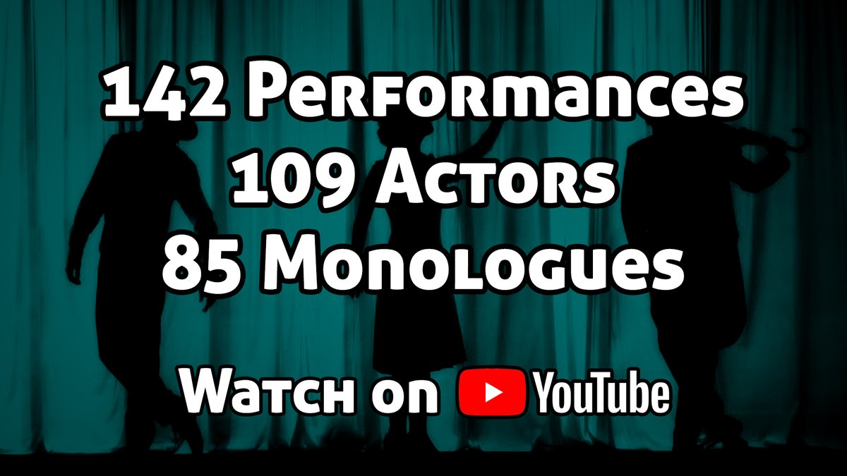 🤯 This is crazy!

🎭 In the last 2 years, 109 incredible actors performed 85 of my monologues, culminating in 142 amazing performances!

🙏 HUGE thanks to everyone who's collabed and supported. I super appreciate it.

▶️ You can watch them all on YouTube:
youtube.com/@MonologuesByP…