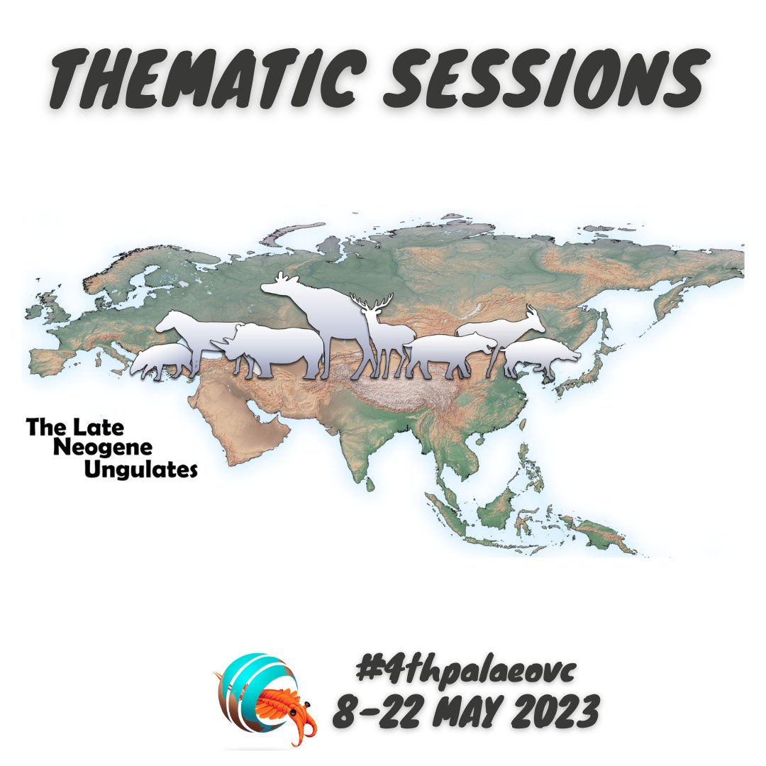 palaeovc's tweet photo. New Thematic Session proposal of the #4thpalaeovc organised by @OmarCirilli, @Roberta__aska, María Ríos Ibáñez, Leonardo Sorbelli,  @LucaPaleo.

"Late Neogene ungulates from Eurasia: Taxonomy, Biochronology, Paleobiogeography and Evolution".

More info: https://t.co/SrLTC7t26r https://t.co/GSb0NEodSo
