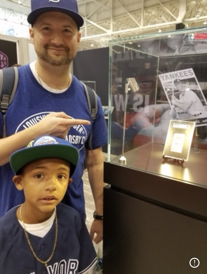 JayLaneCards's tweet photo. “The T-206 Wagner!” One of the coolest cards I’ve ever seen in person. I’ve seen two so far.  My son Ty met Honus too awhile ago! 😆 #CollectCards @CardPurchaser @ericwhiteback @PeteIncaviglia @theCrimsonX7 @Kaos_KCCO @NoliNakamura https://t.co/32Rf1b90xF