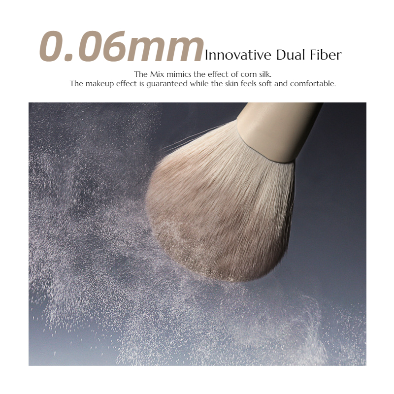 Bionic corn fiber makeup brush

>Using an innovative dual fiber of 0.06mm, the Mix mimics the effect of corn silk. The makeup effect is guaranteed while the skin feels soft and comfortable. Using a spray-coated aluminum tube, the matte film effect will not leave fingerprints.