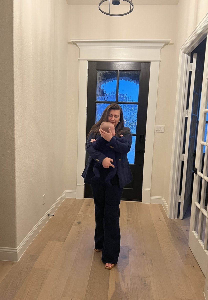 Today was tough. I am back at work after enjoying my maternity time with Luca. I am so lucky to have a wonderful team of people to help me at home and at work. Thank you. 💙💙💙