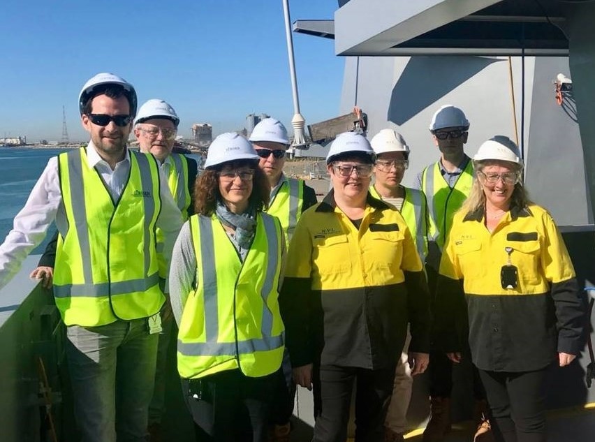 Last month, we were delighted to be able to host a German Parliamentary delegation in Osborne, South Australia.

The delegation were hosted by our Head of Engineering &amp; Design, who led a tour onboard NUSHIP Arafura as well as providing an update on the Arafura OPV Program.