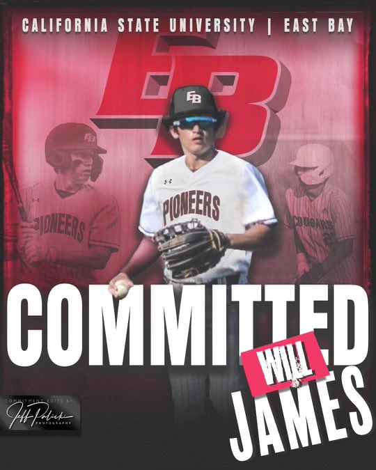 I’m beyond excited and blessed to announce I’ll be continuing my athletic and academic career at Cal State East Bay! Thanks to my family, coaches, and teammates along the way! @CSUEB_Baseball @MattJervis22 @CBABaseballUSA @joeycentanni @HoppyH12 @Steele_Baseball @zwall07