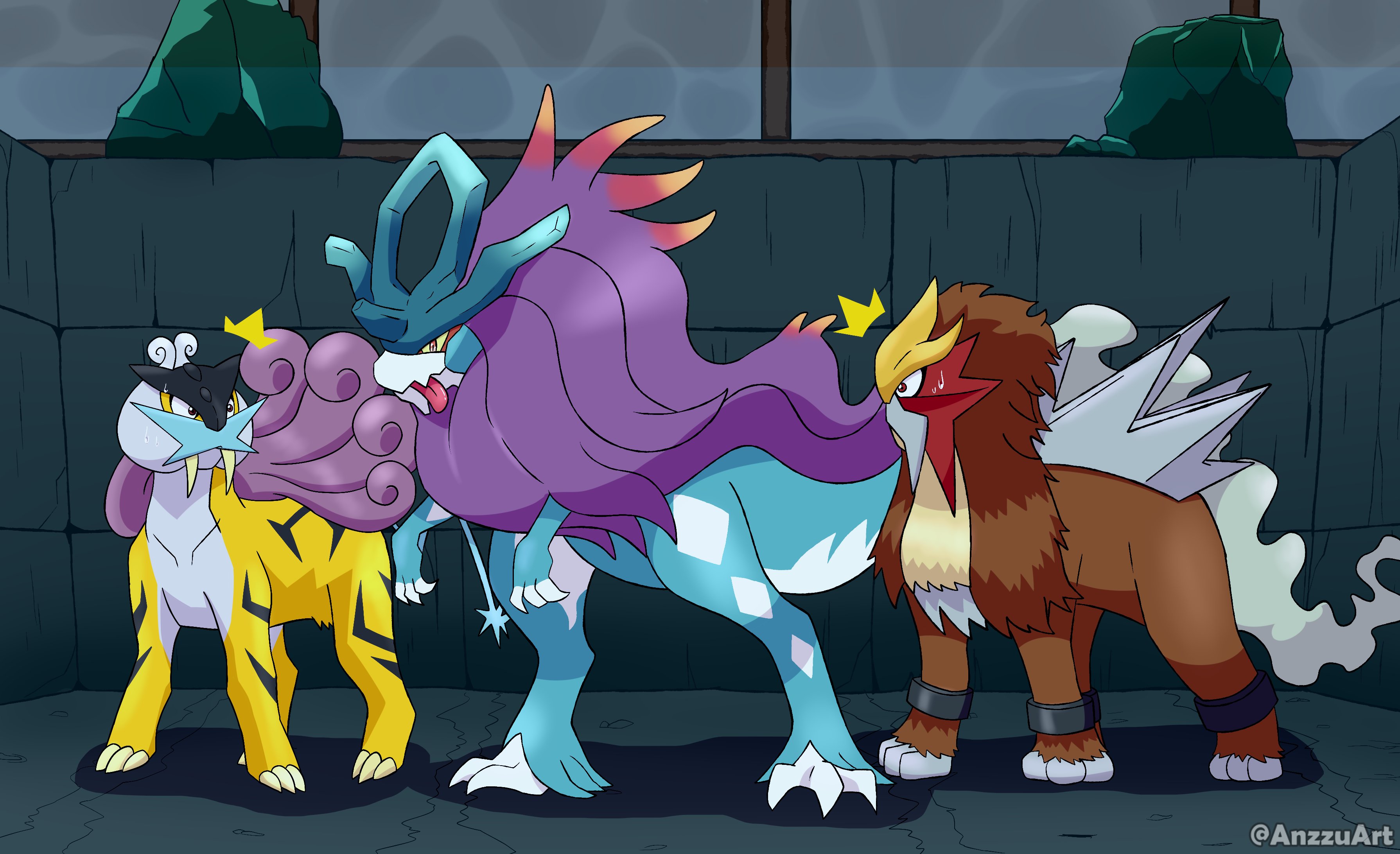 Sketch_and_Scale (Comms Open) on X: Happy Pokemon Day! Woke up and caught  Paradox Suicune. Love its design but it makes me wish Raikou and Entei got  one too. Paradox Virizion is okay