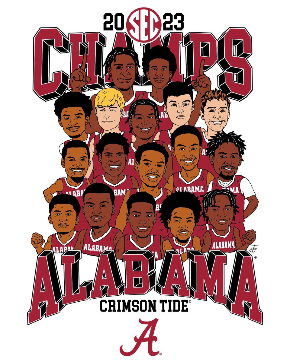 2023 SEC Regular Season Champs 🏆

#RollTide | #BlueCollarBasketball