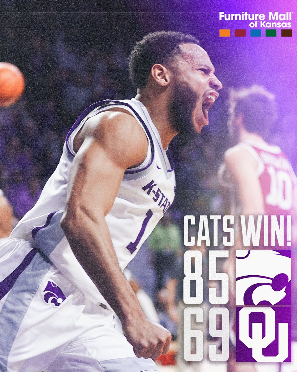 KStateMBB's tweet photo. CATS WIN!!! https://t.co/vYzRCyzDiR