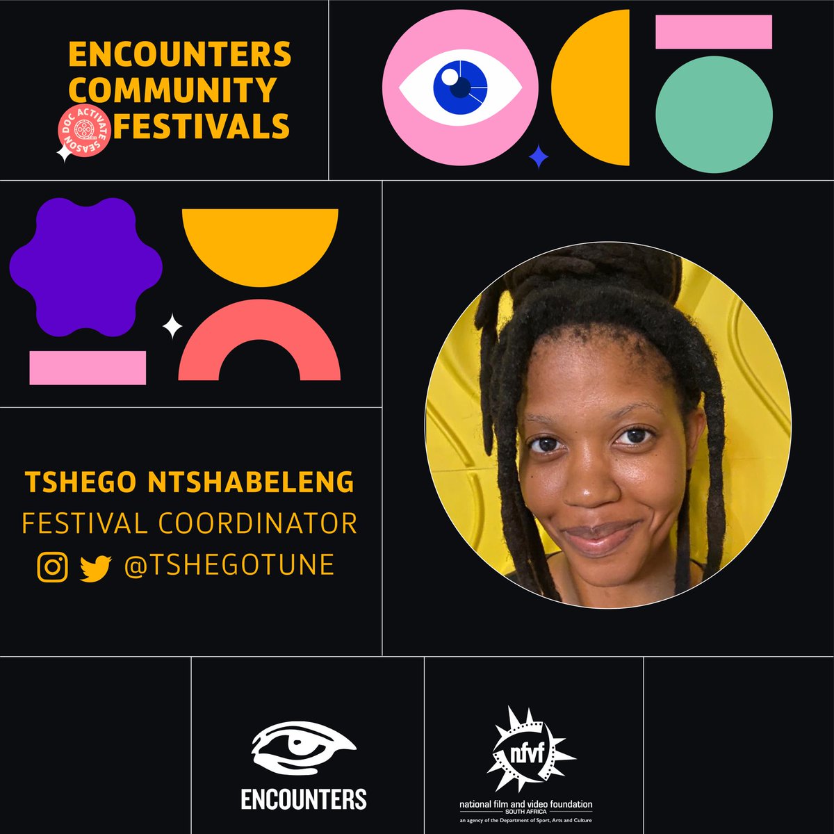 EncountersDoc's tweet image. A warm welcome to @Sello_Chokoe and team to the first edition of the Encounters Community Festivals: Doc Activate Season 2023.

#pesp3
#encounterscommunityfestivals
#communityfestivals
#nfvf
#docactivateseason