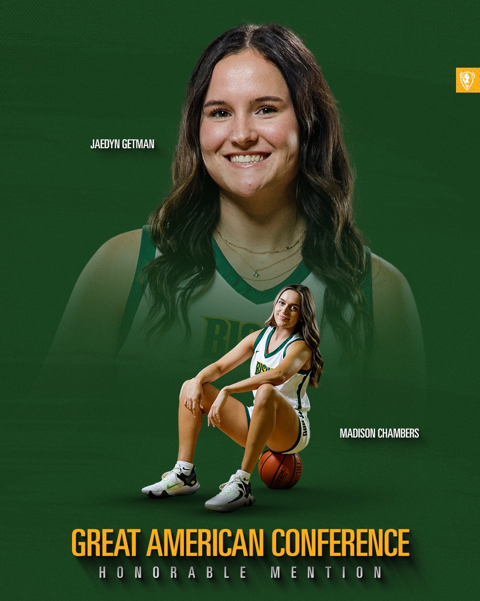OBU_WBBall's tweet photo. 🤩ALL-GAC HONORABLE MENTION🤩

Congrats, @madichambers &amp; @jaedyngetman https://t.co/ATk9bUWnCp