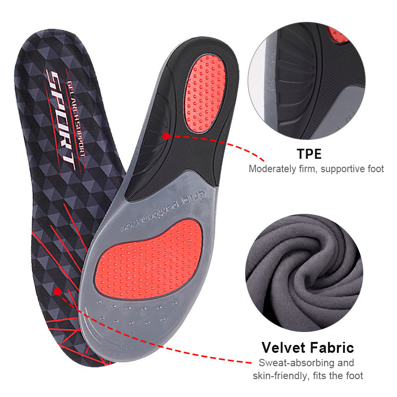 Shock-absorbing Non-slip Gel Insole for Sport🏃‍♂️
Material: TPE, Gel , Velvet fabric

If you need to learn more, just click here>>suscong.com

#suscong #insoles #insole #footpain #archsupport #ComfortShoes #healthyfeet #breathableshoes #shoeslover #footproblems #sports