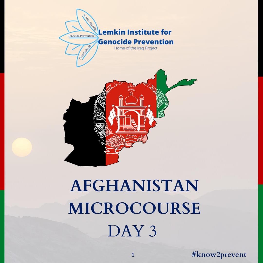 LemkinInstitute's tweet photo. Day 3️⃣ of the @LemkinInstitute's  #Afghanistan microcourse. Learn about:
🟢 the Taliban movement &amp;
🟢 Afghanistan's political situation under the Taliban regime. 

#know2prevent https://t.co/USrwMD5Bp9