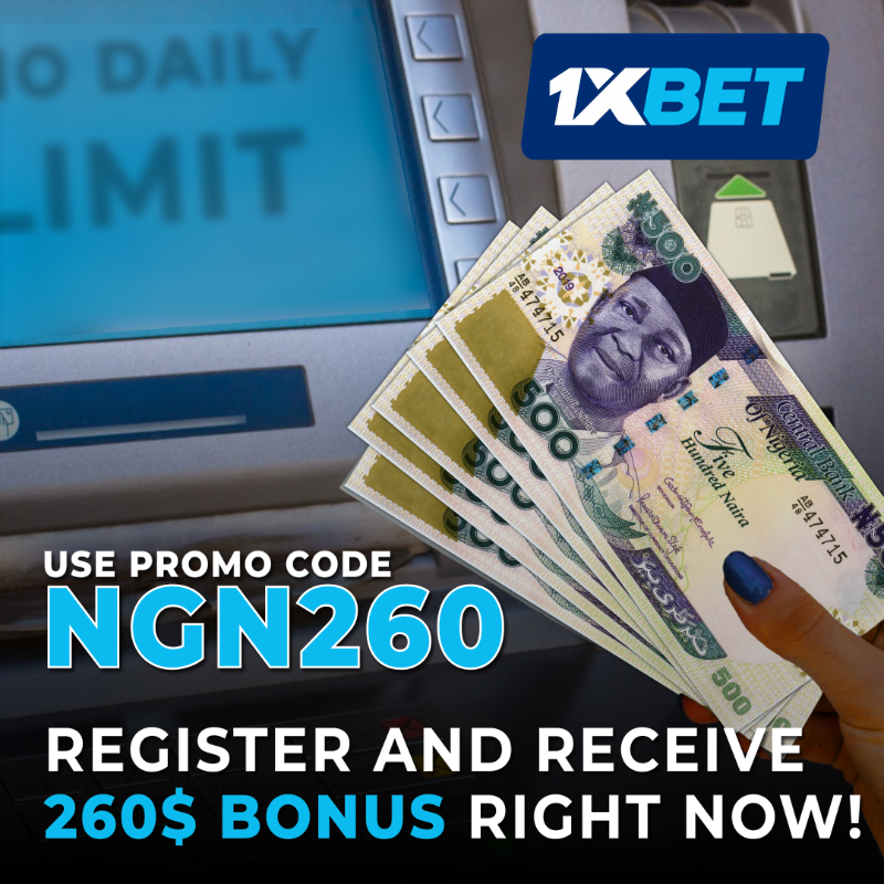 1xBet_Eng's tweet photo. Register with 1XBET and get up to 260$ for your first deposit!

Forget about withdrawal limits! Enter our promo code and get a 100% bonus on your first deposit at 1XBET. Now you can place sports bets and withdraw as much as you want!