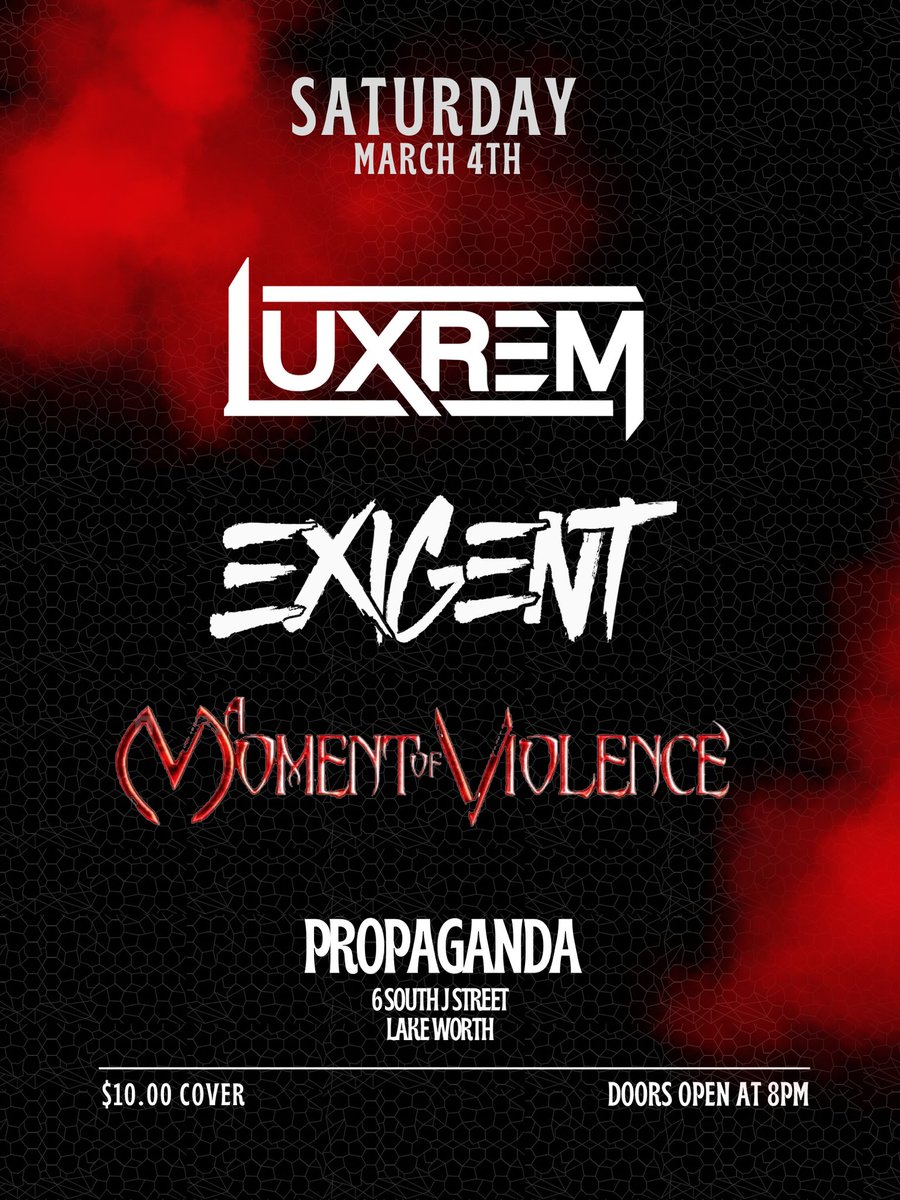 It's our 11 year bandaversary today. And boy, are we so glad that we get to play this weekend with <a href="/exigent_band/">EXIGENT</a> and A Moment Of Violence .

Let's celebrate together 🤘🏼 

We'll also have a really important announcement for those who come to the show.