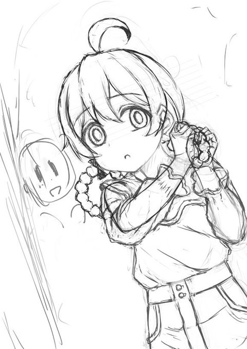 毎回毎回お兄ちゃんが可愛い格好するので、合間合間に描いてると次の回になってる 