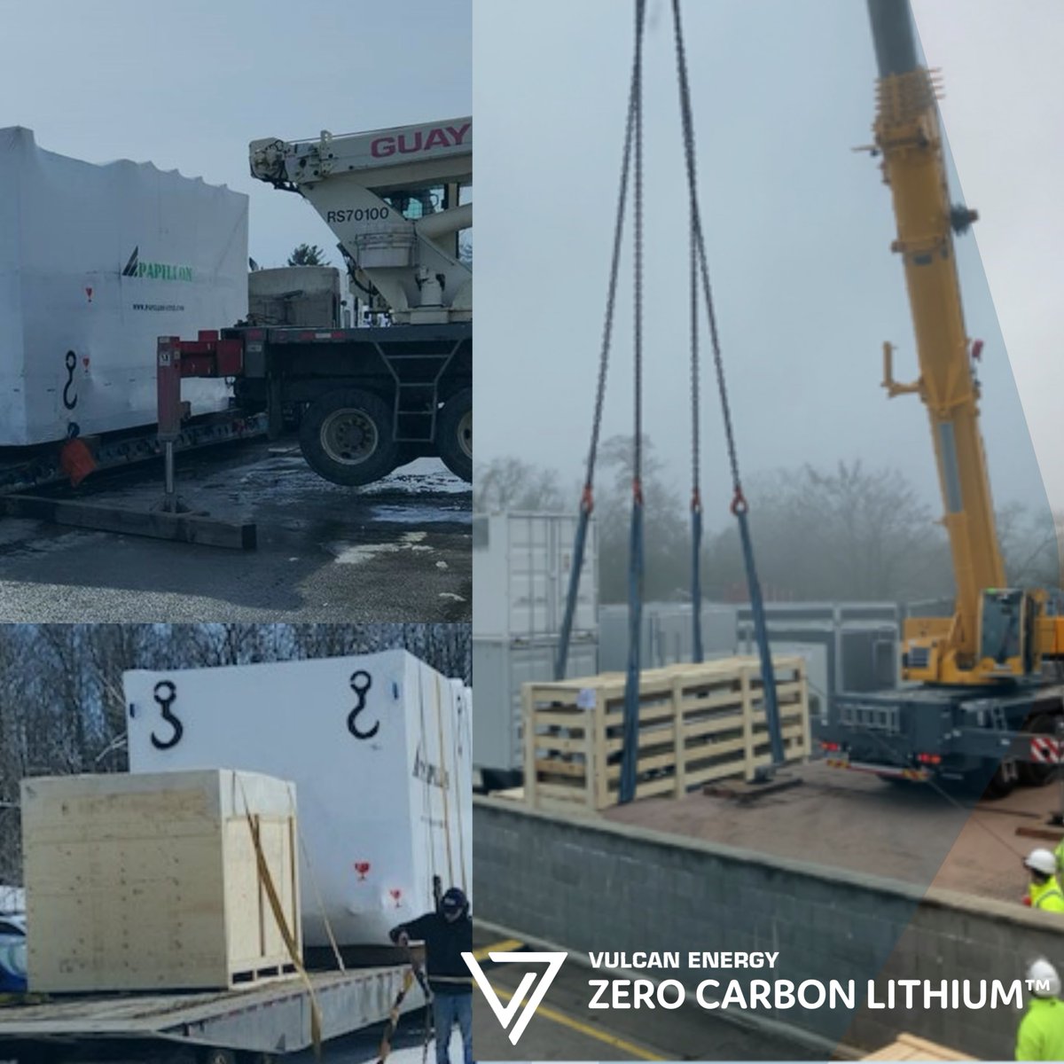 The last of our equipment is being shipped to Germany for our Lithium Extraction Demonstration Plant in Landau. Our Demo plant will be our training facility for commercial scale production targeted for year-end 2025.
$VUL#ZeroCarbon #Lithium™ Project  #netzero #green
