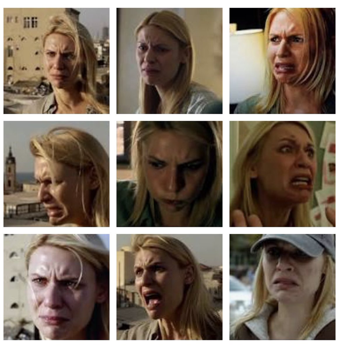 Just for reference… Claire Danes’ cry face 😂😂