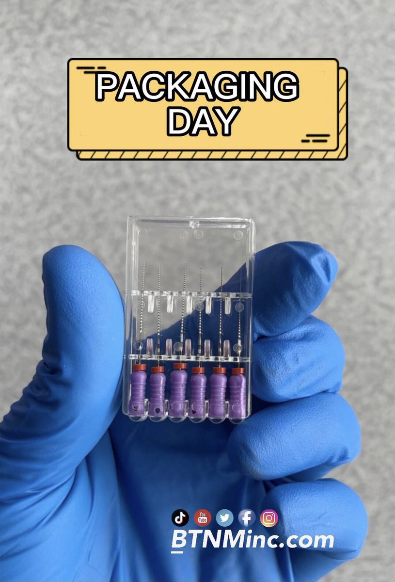 BTNMinc's tweet photo. Stainless steel Files, Hand Files, Endo Files, Root Canal Files, Dental Files. #endo #endodontics #endodonticspecialty #dental  #EndoFiles  #HandFiles #dentist #rootcananl  #rootcananlfiles #handfile  #Tooth #teeth  #tools  #Factorydirectsale  #OEM
#cavity #cavitycheck https://t.co/mmHroNqyHf