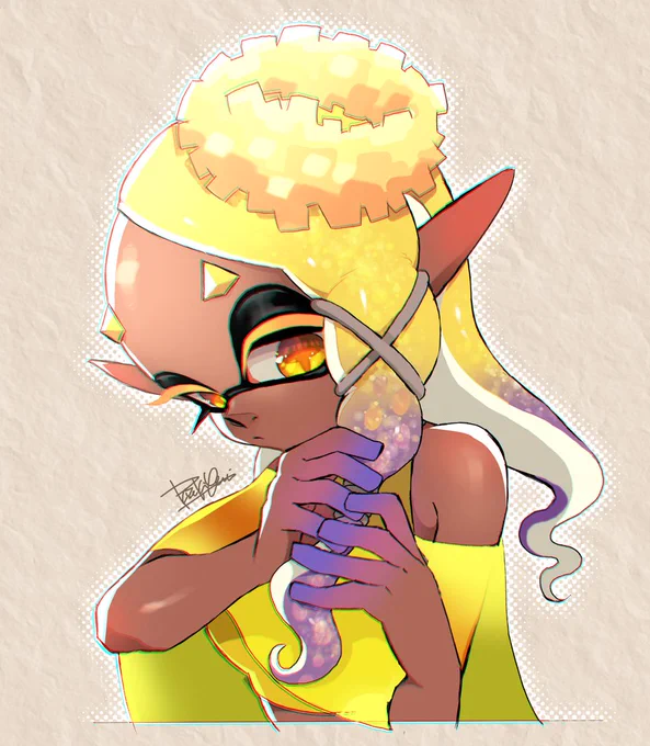 ロングヘアウツホちゃん #Splatoon3 