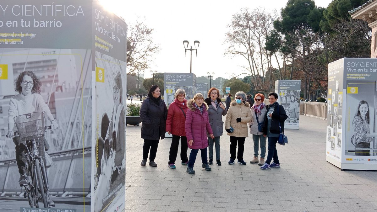 #CientíficaEnTuBarrio
Ven a charlar hoy a las 18h con científicas <a href="/unizar/">Universidad Zaragoza</a> en Asoc. Vecinal  C/Delicias, 44 :
<a href="/MZmaps/">María Zúñiga Antón</a> <a href="/IUCAunizar/">IUCA</a>  
<a href="/gluzon/">Gloria Luzon</a> <a href="/CAPAUnizar/">CAPA</a> 
<a href="/Lu_Gutierrez_M/">Lucia Gutierrez</a> <a href="/INMAdivulga/">INMAdivulga</a> 
<a href="/inmamburriel/">Inma Martín Burriel.</a> <a href="/IA2_UZ_CITA/">IA2</a> 

<a href="/zaragoza_es/">AyuntamientoZaragoza</a> <a href="/IgualdadZGZ/">Igualdad Zaragoza</a> @CivicosZgz <a href="/FECYT_Ciencia/">FECYT</a> <a href="/11defebreroES/">Día Mujer y Ciencia</a>