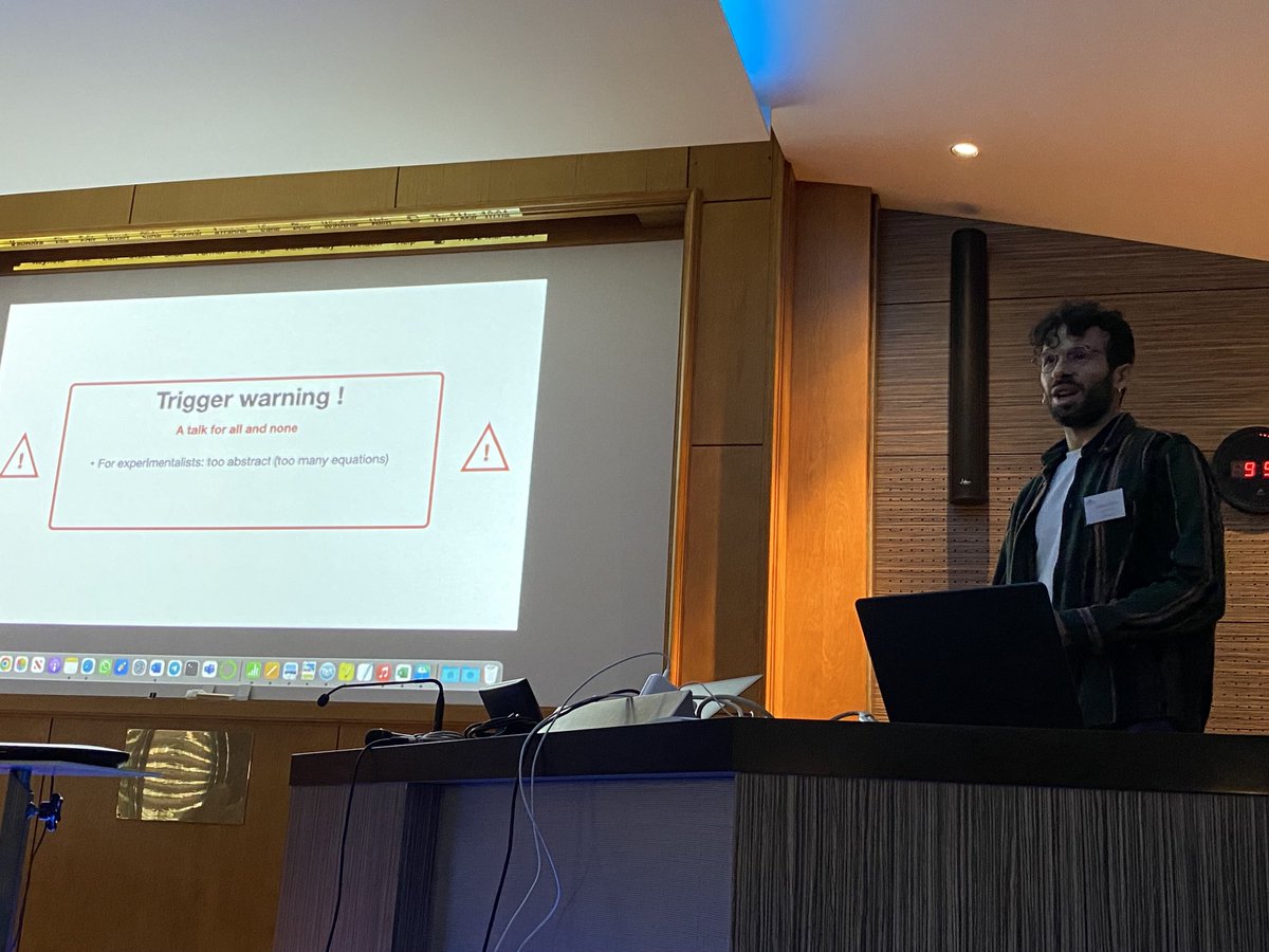 CMD Workshop : Giorgio Zicari from Belfast Univ on the floor to talk about phase-space entropy