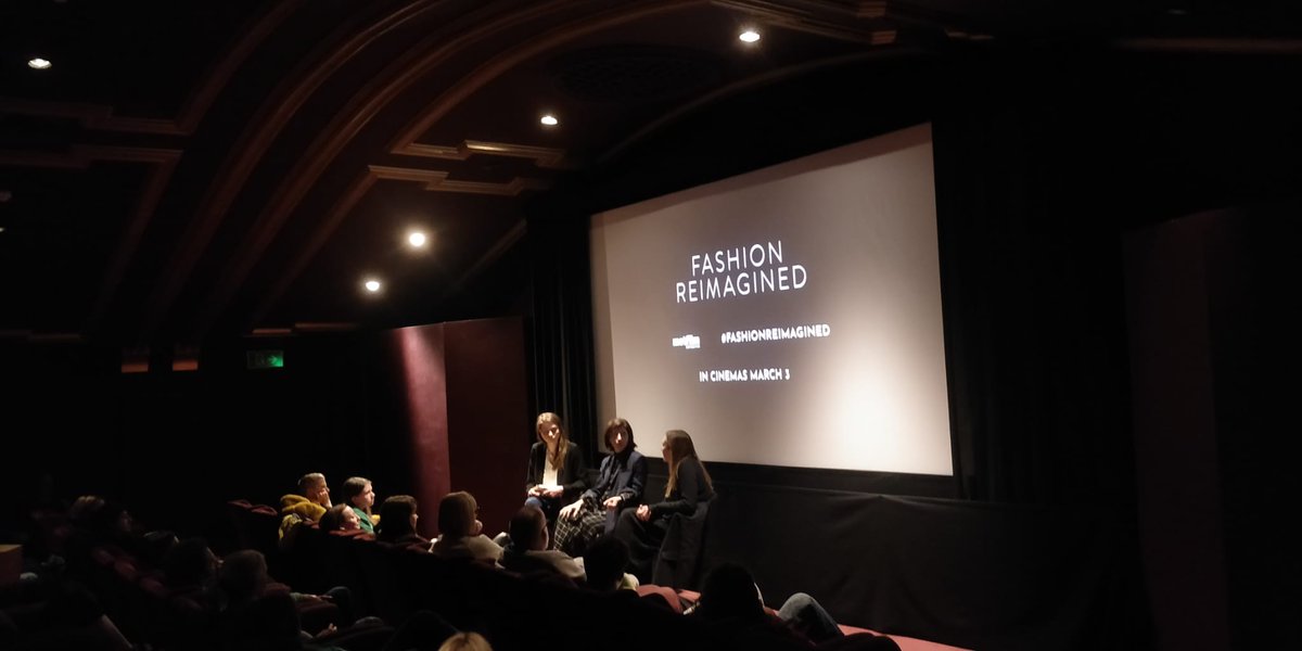 Last night our #FashionReimagined Q&A tour hit Hackney @thecastlecinema - if you missed the soldout preview you can catch the film here daily from Friday! 
fashionreimaginedfilm.com/uk-screenings