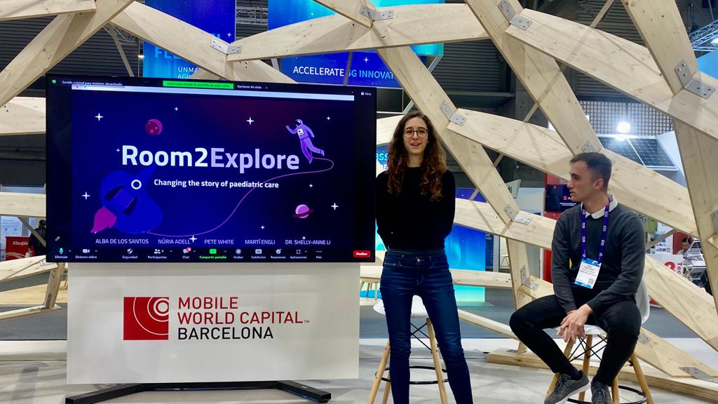 Congratulations "Room2Explore"👏🏻. A project that focuses on patients so that they do not feel like they are in a hospital room, but at home, with their classmates or anywhere else that makes them feel happy. 

#HackTheHospital2 #MWC23