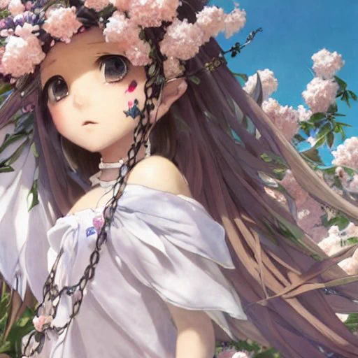 ちょっと実験的にアニメ寄りの画像を生成してみたりして…Generated by Stable Diffusion 