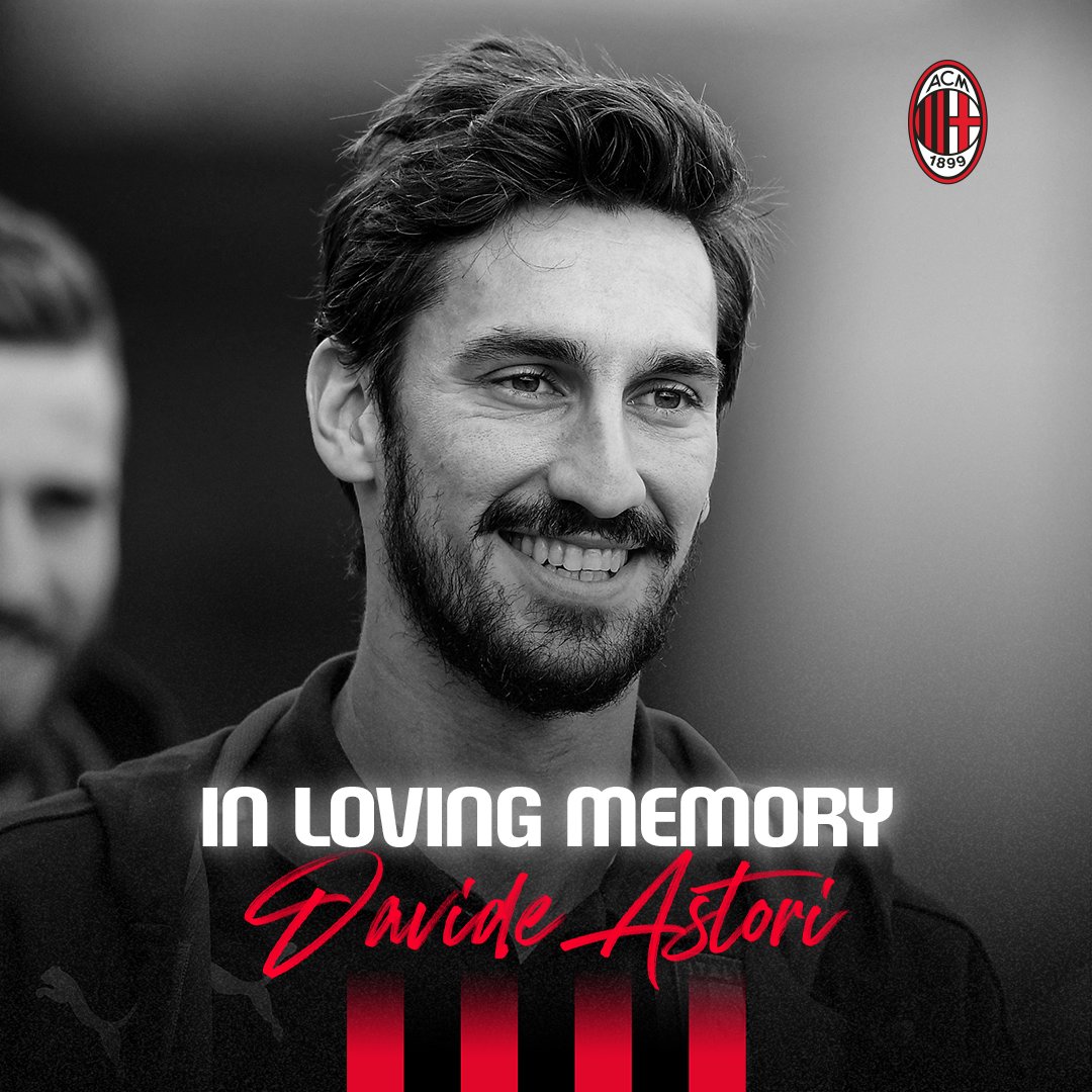 You may no longer be around but you live on in our hearts. Un ricordo, il tuo, che non svanisce. Ciao Davide #SempreMilan