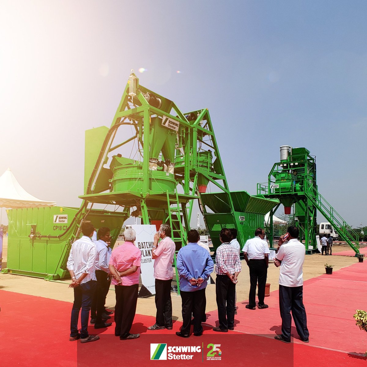 SchwingIndia's tweet image. Check out SCHWING&apos;s compact concrete #BatchingPlants at Technovation 2023! Attendees were impressed by its compact size and advanced features. 
Stay tuned for more updates from the event! #Technovation2023
