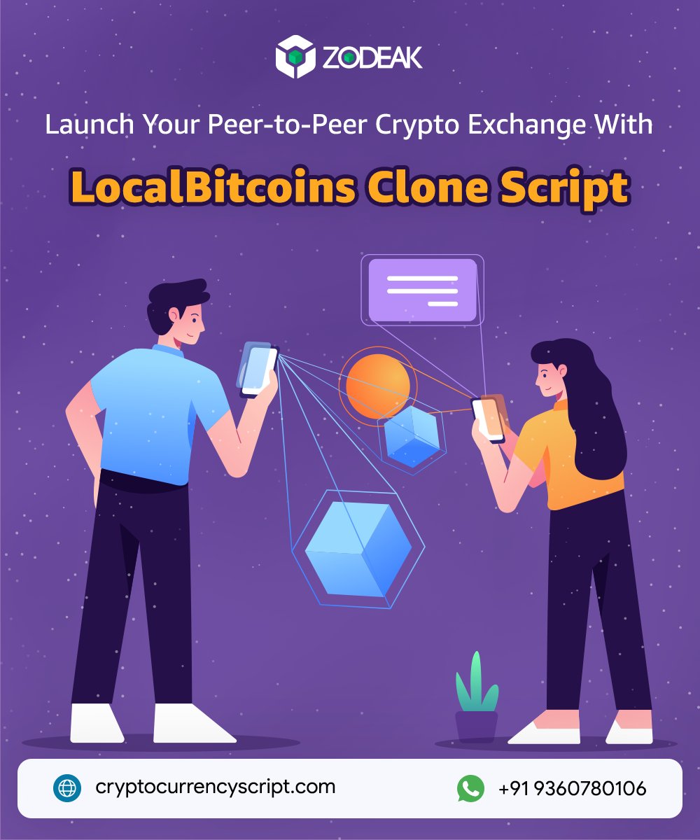 _Zodeak's tweet photo. Our LocalBitcoins Clone Script Offer crypto users with World-Class facilities!
Click to get detail>> https://t.co/WuJ35q66Pr 
#LocalBitcoins   #LocalBitcoin #Cryptoprice #Cryptonews #Crypto #Bitcoin #Whatiscrypto #Cryptocurrency #Cryptoexchange #Blockchain #Cryptocurrency https://t.co/FDbBezFRFO