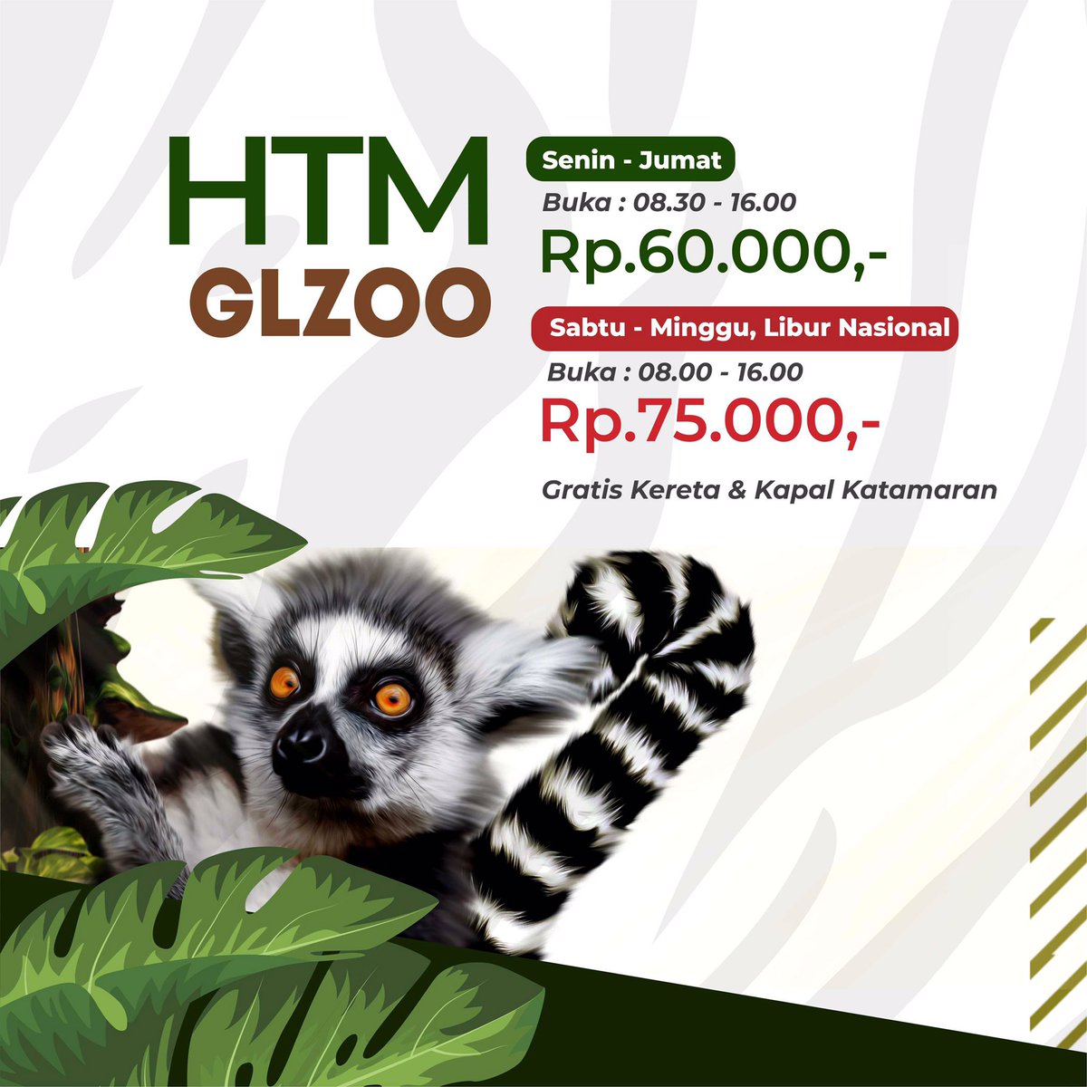 gembiraloka_zoo's tweet photo. Informasi HTM &amp; Jam Buka Operasional GLZoo

#dolannyamanglzoo 
#gembiralokazoo
#glzoojogja
#glzoo https://t.co/jZEv9sYlrJ