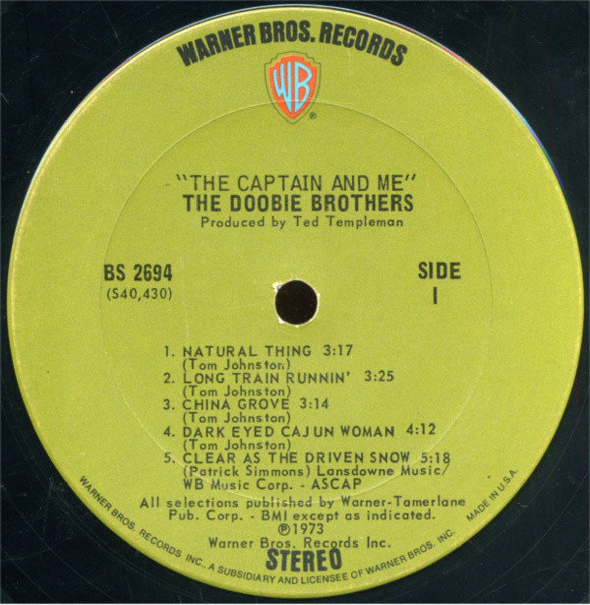 FrankMalfitano's tweet photo. CLASSIC LP OF THE DAY: Released 50 years ago this month, one of the best #albums by perennial #classicrock faves featuring hits CHINA GROVE, LONG TRAIN RUNNIN’, WITHOUT YOU #TheDoobieBrothers #1970s #lp #Pop #TheCaptainAndMe https://t.co/MceOLro4Rn