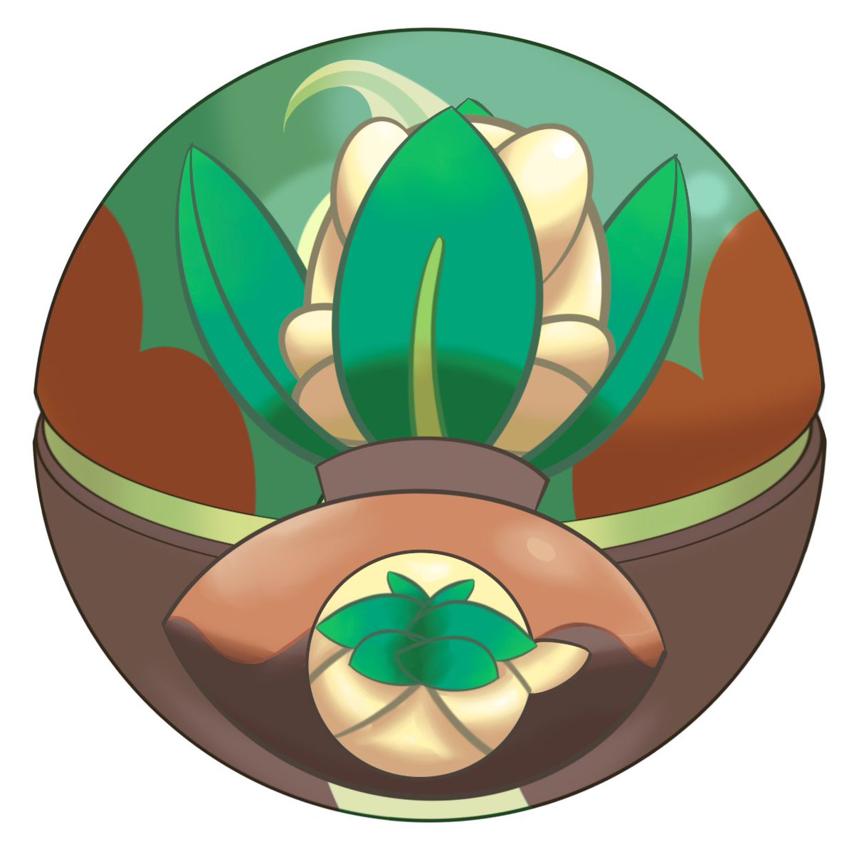 CrimsonGlowmlp's tweet image. And the last of the sleeping.
This was the most #creative way I thought that this #fakemon could sleep. Though I debated between this design and one another. This one won.
Plus it looks cute to have the pokemon match the #colorpattern of the #pokeball.