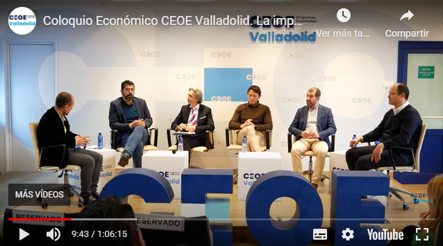 ApedevaV's tweet photo. Ayer se celebro el Coloquio Económico @CEOEValladolid  La importancia del Deporte en la Economía Vallisoletana  @ApedevaV expuso la visión y  necesidades de los empresarios de gimnasios y centros deportivos 
🎥Si no pudiste asistir aquí tienes la grabación
https://t.co/rjvQnTCMoo https://t.co/o4QXXwP5K2
