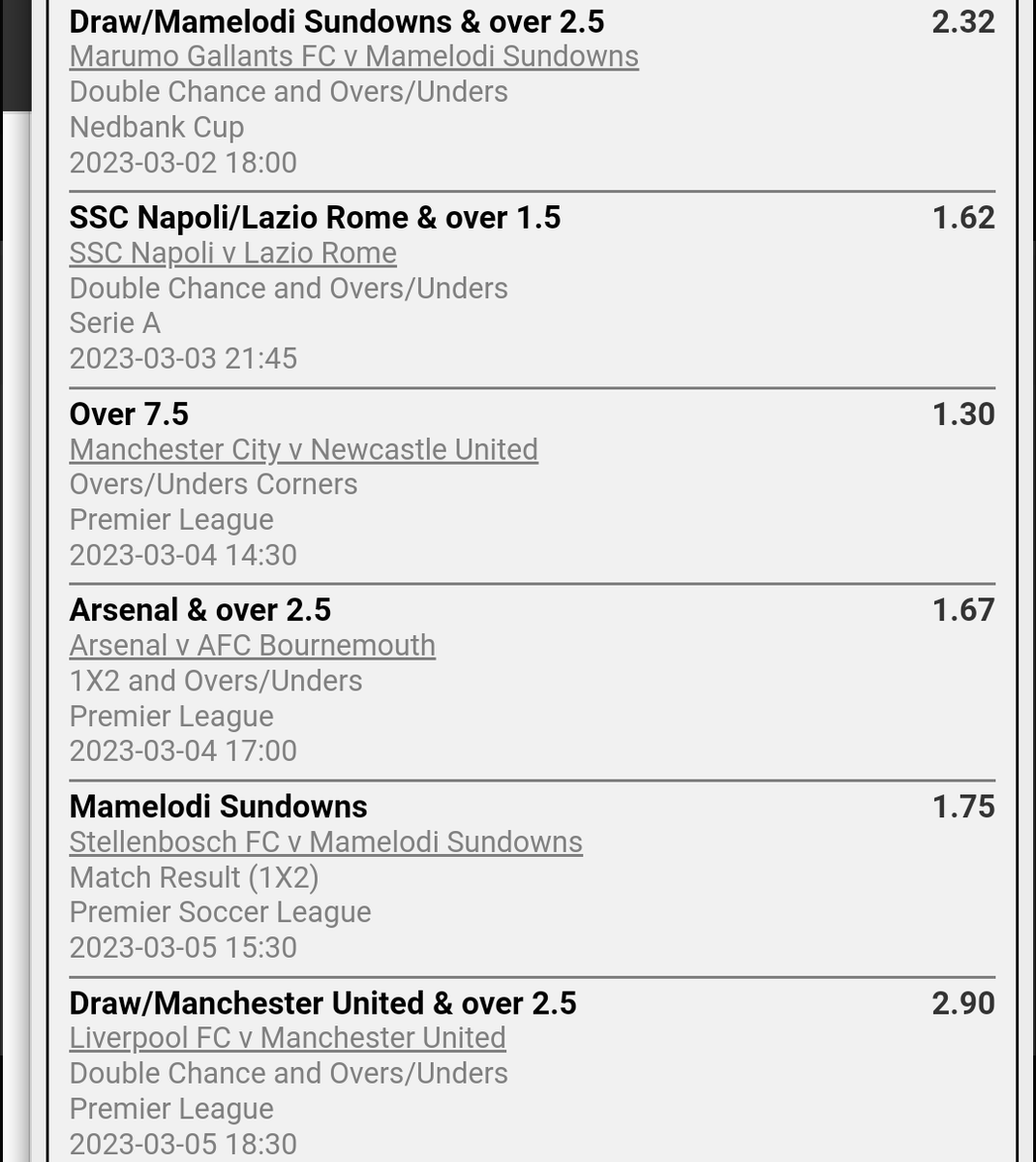 sicelo08751457's tweet photo. I just placed a bet with Betway. Tap here to copy my bet or search for this booking code in the Multi Bet betslip X45FA17BF https://t.co/mERl9icivv 

ODDS: 303.44  

@Kardie_M https://t.co/8yK5uNkiIj