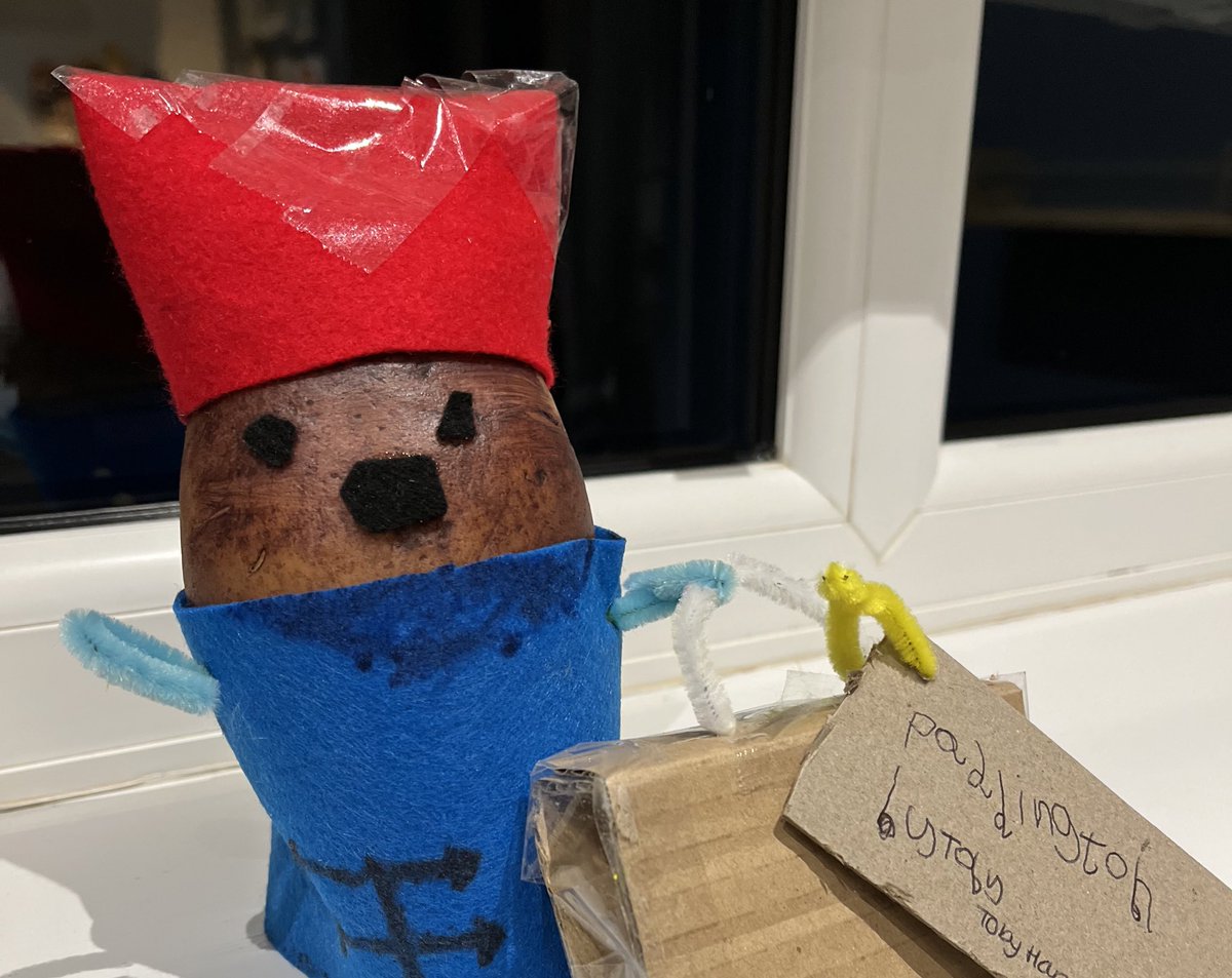 WarksKids's tweet photo. #WorldBookDay2023 potatoes! What did you have to make or do? https://t.co/BxXzTEIa7F