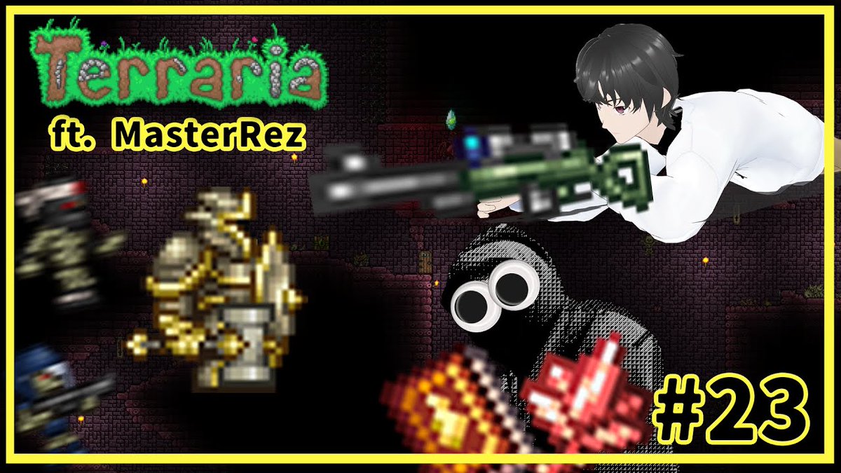 AeterCanoir's tweet photo. ダンジョンの再攻略だ！

3/2 JST2230開始↓
[EN][Terraria:テラリア]#23 ハードモードダンジョンに行きましょう！ Let's go into the hard mode d... https://t.co/VaQZ1SLg1l via @YouTube 

#テラリア #Vtuber #ゲーム配信 #AeterFlow https://t.co/yQBYAfvtw4