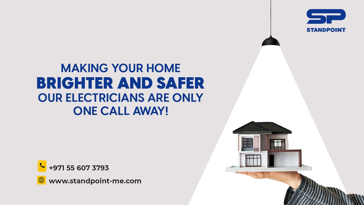 StandpPoint's tweet image. Contact us today to learn more about our preventive and predictive maintenance programs designed specifically to help our customers.

☎️ +971 55 607 3793
🌐 standpoint-me.com

#standpoint #maintenance #maintenancecompany #paintingworks #gypsumworks #ElectricalMaintenance