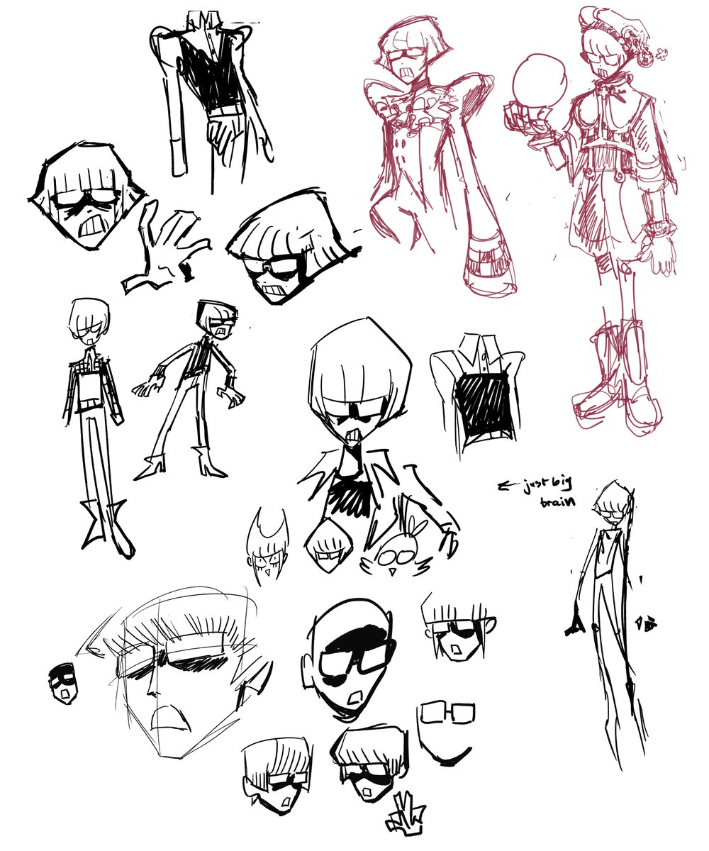 character design + concept work (minus a hundred deleted layers lol) 